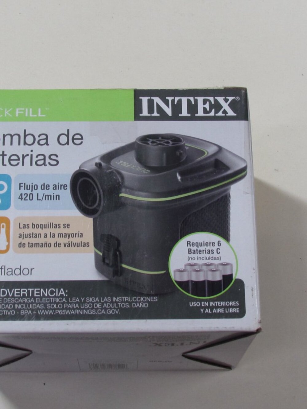 Intex Battery Air Pump For Beds/Floats/Other